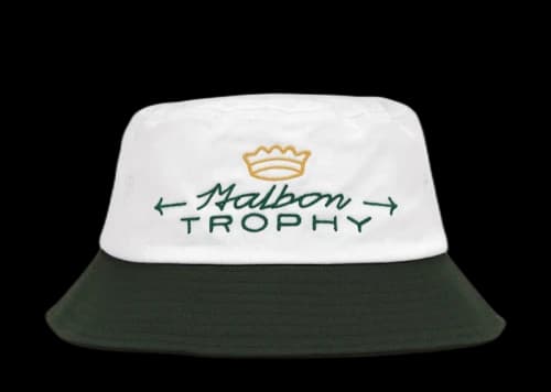 DropX™ Exclusive: Malbon Divots in the Desert Bucket Hat White