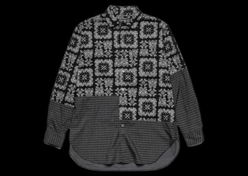 Engineered Garments Spread Collar Shirt Black