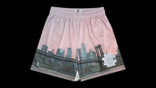 Eric Emanuel EE Basic/Core Short Brooklyn Bridge Skyline/Silver