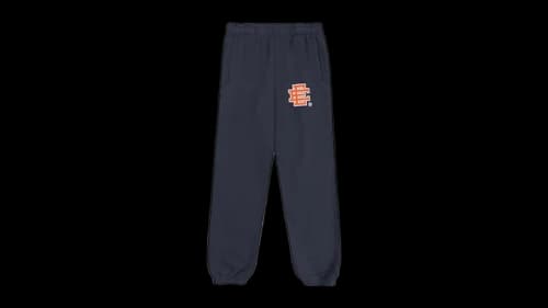 Eric Emanuel EE Basic Cuff Sweatpant Ebony/Orange