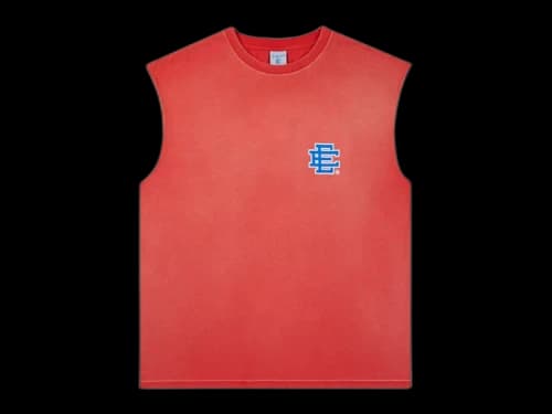 Eric Emanuel EE Basic Cutoff Tank Washed Red/Blue