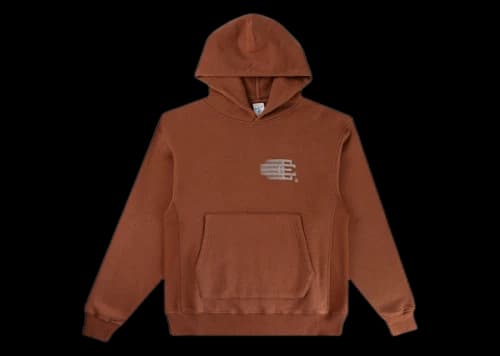 Eric Emanuel EE Basic Hoodie Brown/Reflective Grey