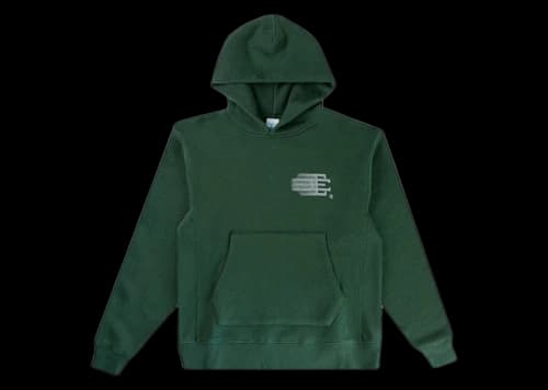 Eric Emanuel EE Basic Hoodie Dark Green/Reflective Grey