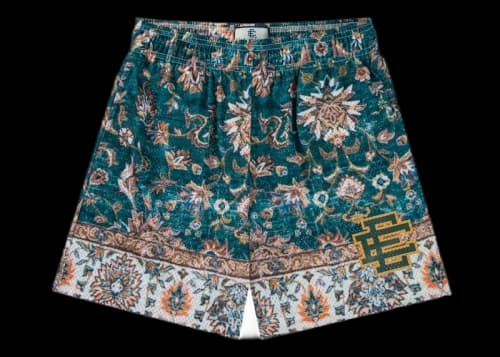 Eric Emanuel EE Basic Rug Print Short Green/White