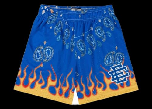 Eric Emanuel EE Basic Short Blue Paisley Flame
