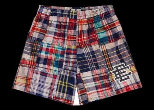 Eric Emanuel EE Basic Short Madras Plaid/Grey EE