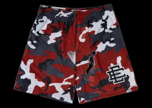 Eric Emanuel EE Basic Short Maroon/Black Camo