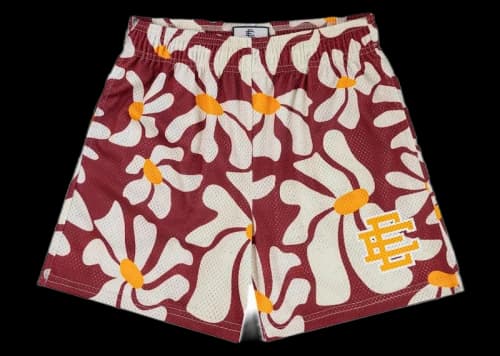 Eric Emanuel EE Basic Short Red Daisies/Yellow