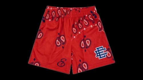 Eric Emanuel EE Basic Short Red Paisley/Blue
