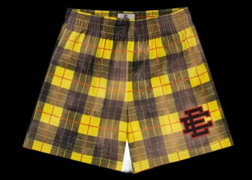 Eric Emanuel EE Basic Short Yellow/Black Plaid