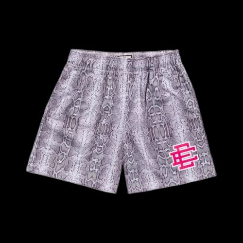 Eric Emanuel EE Basic Snakeskin Short Grey