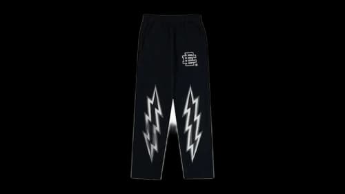 Eric Emanuel EE Basic Sweatpant Black/Black Bolts