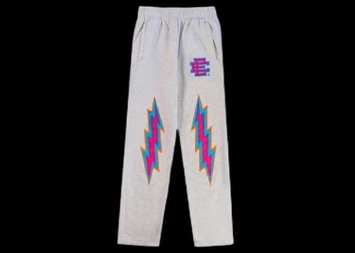 Eric Emanuel EE Basic Sweatpant Gray/Violet Bolt