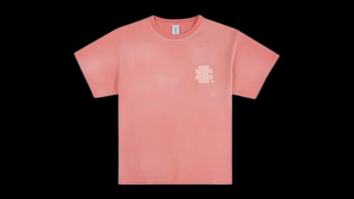 Eric Emanuel EE Basic T-Shirt Washed Red/Peach