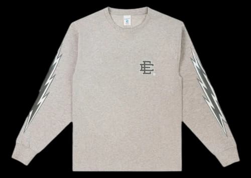 Eric Emanuel EE Long Sleeve T-Shirt Gray/EE Bolts