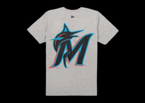 Eric Emanuel EE MLB Marlins T-Shirt Grey Heather