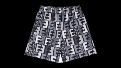 Eric Emanuel EE Pattern Basic Short Black/White/Grey