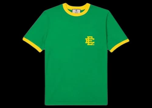Eric Emanuel EE Ringer T-shirt Kelly Green/Yellow