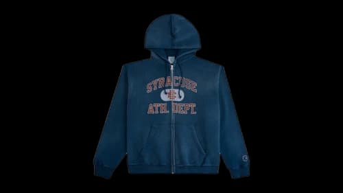 Eric Emanuel EE Syracuse Zip-Up Hoodie Blue