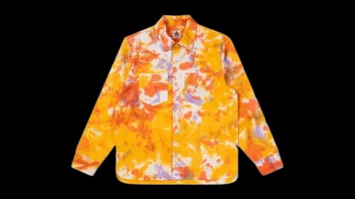 Eric Emanuel EE Tie Dye Shacket Red/Orange/Red