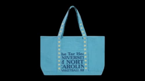 Eric Emanuel EE University of North Carolina Tote Washed Baby Blue/Navy