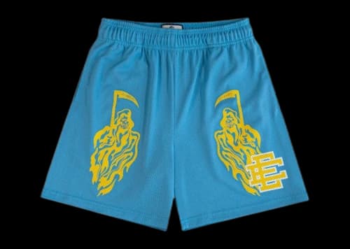Eric Emanuel x Warren Lotas Short Carolina Blue/Yellow