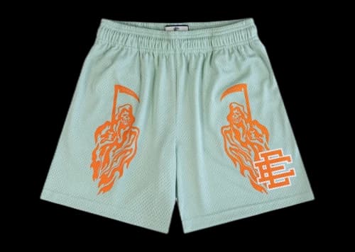 Eric Emanuel x Warren Lotas Short Silt Green/Orange