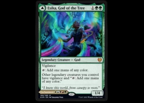 Esika, God of the Tree (Foil) Magic: The Gathering TCG Kaldheim Mythic #168 (Ungraded)