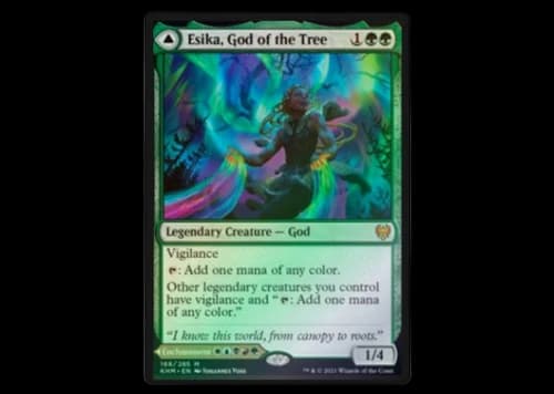 Esika, God of the Tree Magic: The Gathering TCG Kaldheim Mythic #168 (Ungraded)