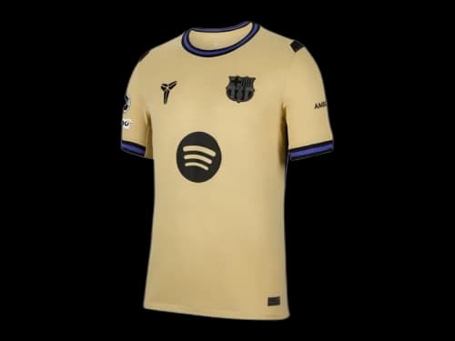 FC Barcelona x Kobe Bryant UCL Match Authentic Away 2025/26 Jersey Yellow
