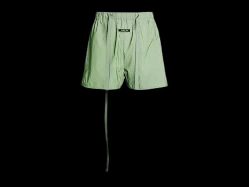 FEAR OF GOD 3M Reflective Nylon Military Training Shorts Army Iridescent