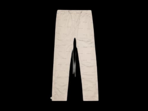 FEAR OF GOD All Over Print Baggy Nylon Pants Bone