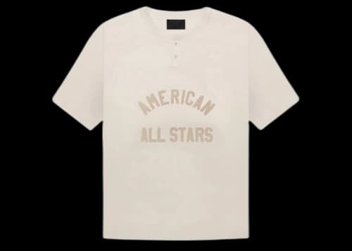 Fear of God All Star Henley Tee Vintage Concrete