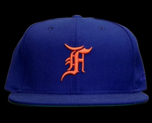 FEAR OF GOD All Star New Era Fitted Cap Hat Blue/Orange