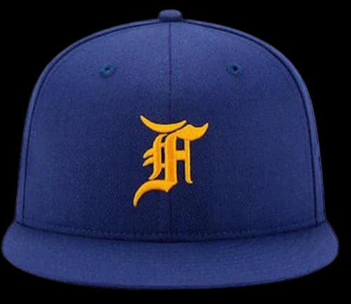 FEAR OF GOD All Star New Era Fitted Cap Hat Blue/Yellow