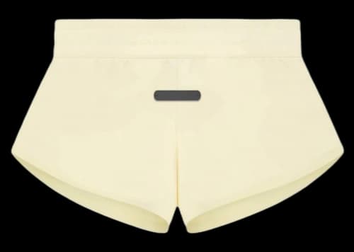 Fear of God Athletics Womens Tricot Short Pale Yellow