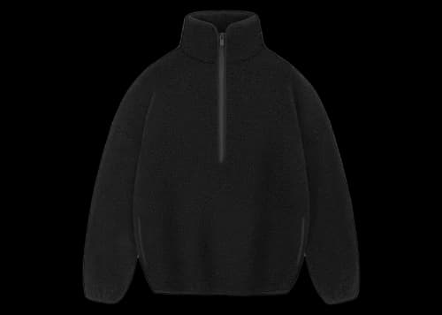 Fear of God Athletics Polar Fleece Hike Half Zip Black