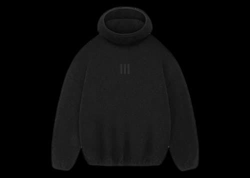 Fear of God Athletics Polar Fleece Hike Hoodie Black