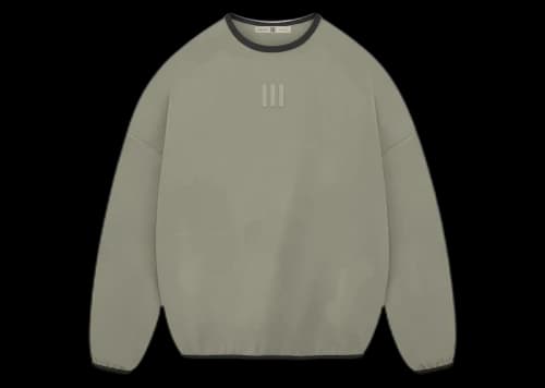 Fear of God Athletics Suede Fleece Crewneck Clay
