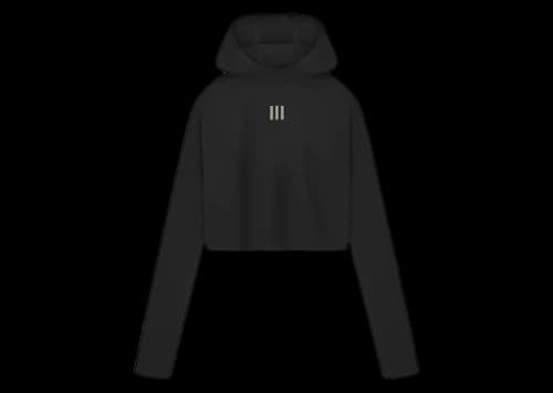 Fear of God Athletics Women's Base Layer Crop Hoodie Black