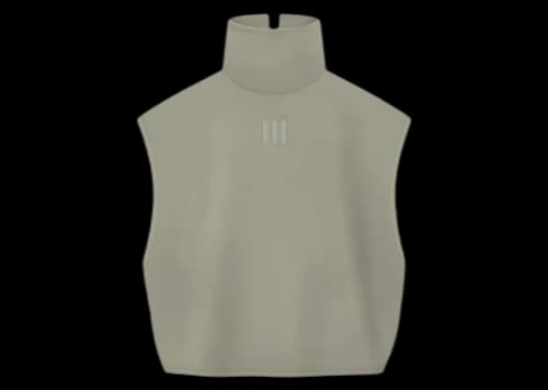 Fear of God Athletics Women's Suede Fleece Muscle Mock Neck Clay