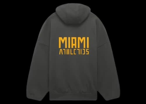 Fear of God Athletics x University of Miami Hurricanes Hoodie Grey