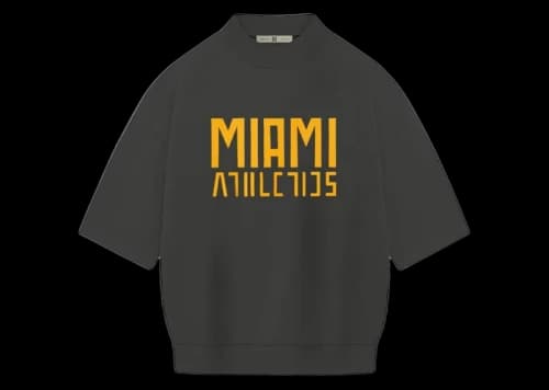 Fear of God Athletics x University of Miami Hurricanes T-shirt Grey