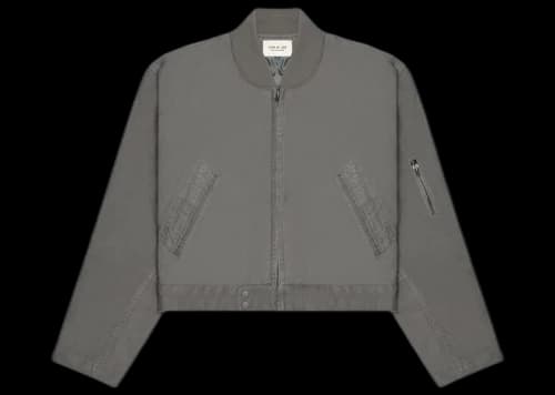 FEAR OF GOD Bomber Jacket God Grey