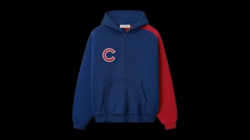 Fear of God Cubs Raglan Half Zip Sport Hoodie