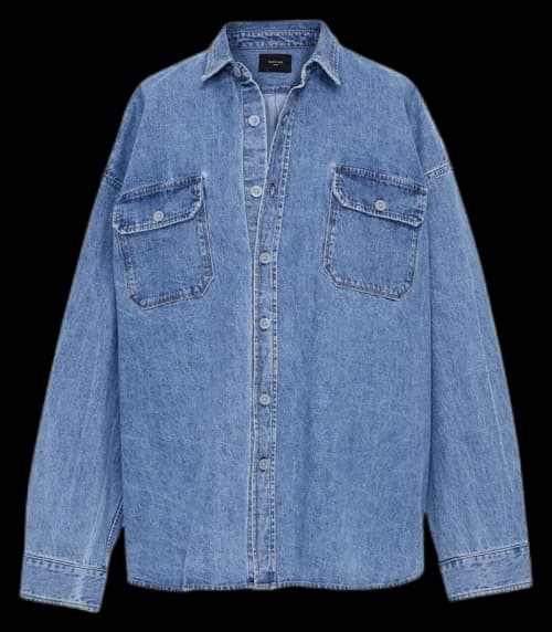 FEAR OF GOD Denim Oversized Shirt Indigo