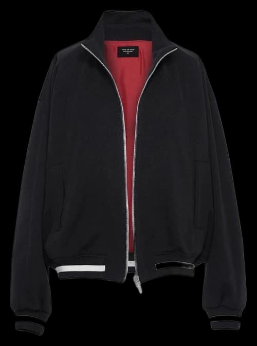 FEAR OF GOD Double Knit Track Jacket Black