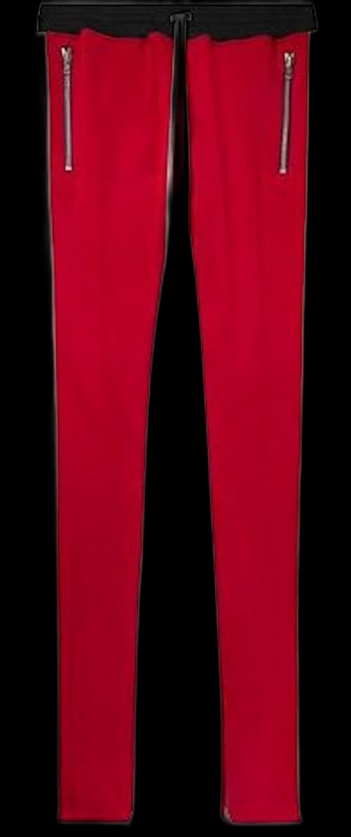 FEAR OF GOD Drawstring Stripe Track Pants Red/Cream Stripe