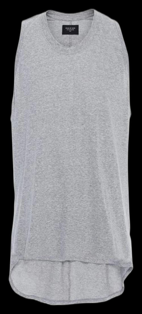 FEAR OF GOD Essential Tri-Blend Tank Top Grey