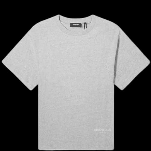 Fear of God Essentials 3M Logo Boxy T-Shirt Dark Heather Grey/Black